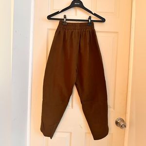 Baggy culotte - XS-S (dark green-brown)